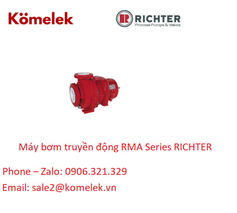 Máy bơm truyền động RMA Series RICHTER