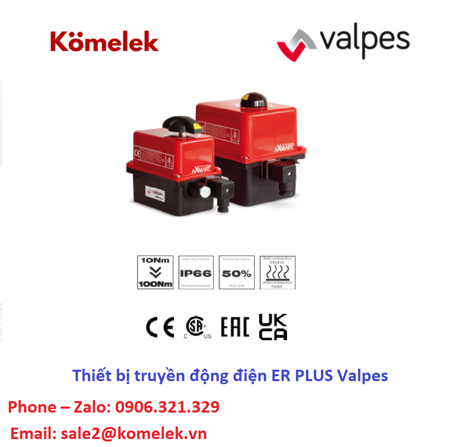 Thiết bị truyền động điện ER PLUS Valpes