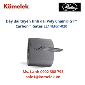 Dây đai tuyến tính dài Poly Chain® GT™ Carbon™ Gates LL14MGT-020