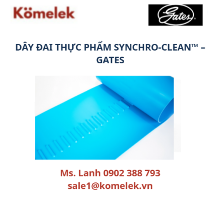 DÂY ĐAI THỰC PHẨM SYNCHRO-CLEAN™ – GATES