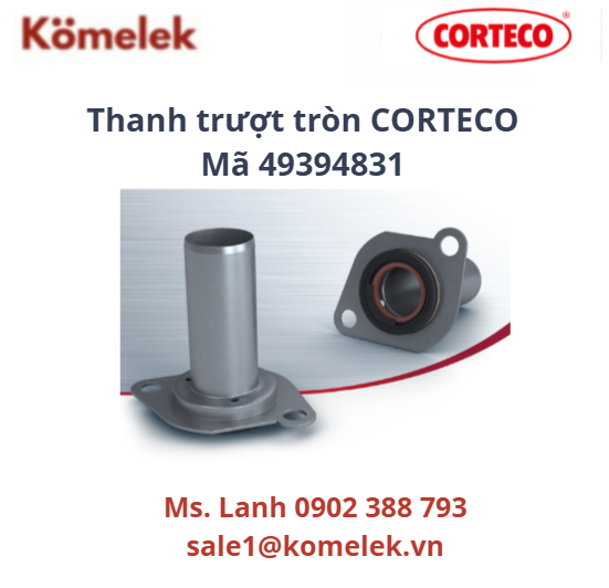 Thanh trượt tròn CORTECO - Mã 49394831 Thanh trượt tròn CORTECO - Mã 49394831