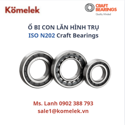 Ổ BI CON LĂN HÌNH TRỤ ISO N202 Craft Bearings 
