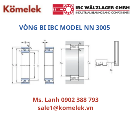  VÒNG BI IBC MODEL NN 3005