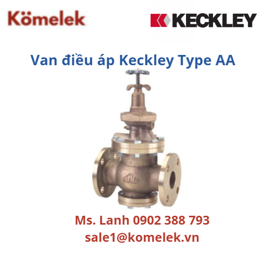 Van điều áp Keckley Type AA Van điều áp Keckley Type AA